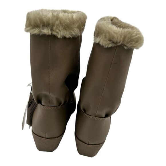 NWT Du Pont Women's Snow Star II Dacron 808 Faux Fur Winter Boots Tan Size 8M - Picture 4 of 13